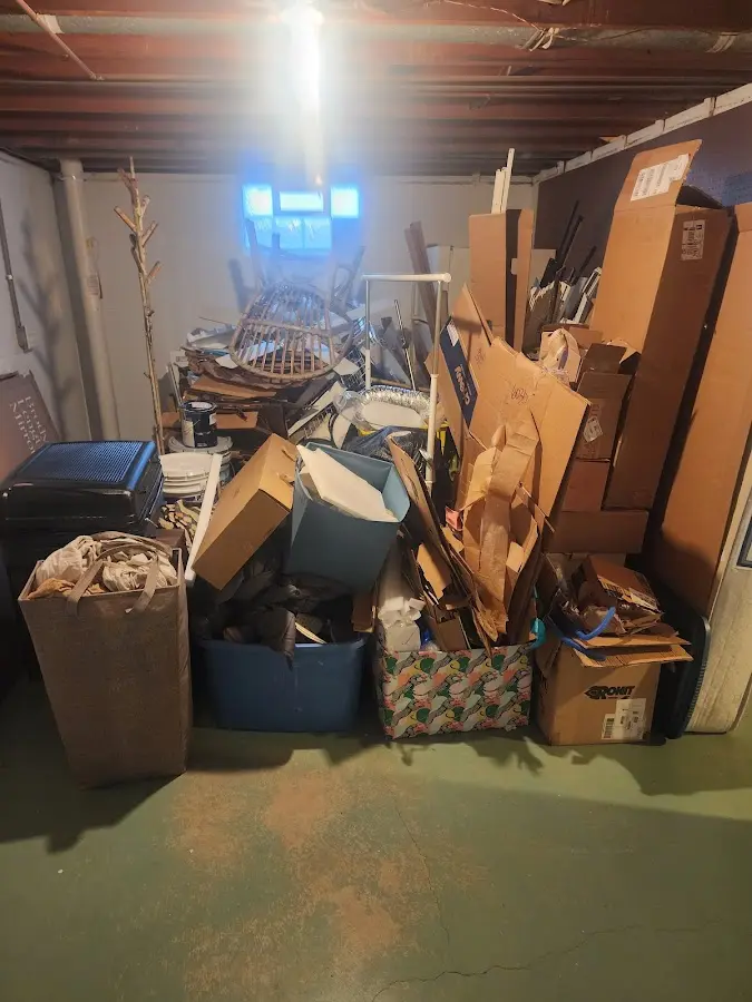 Roll-off dumpster container at job site for Construction Dumpster Rental in Simpsonville